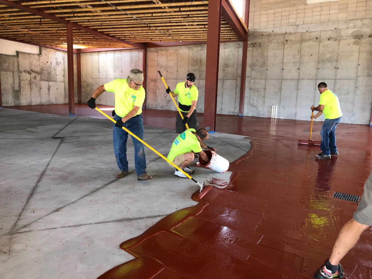 SPARTACOTE resinous flooring products were used at Roosters Brewery for their fast return to service capabilities.