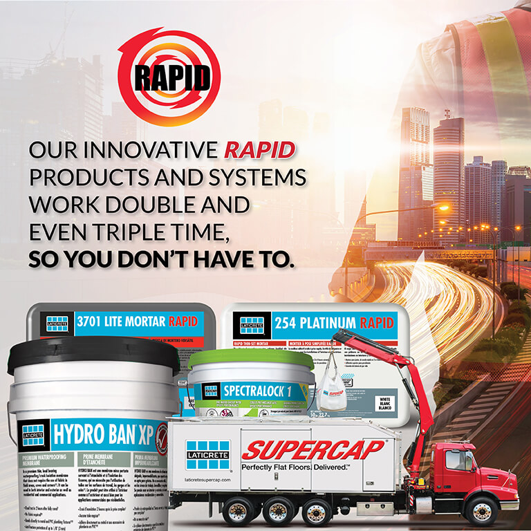 LATICRETE Rapid Recovery Contractor Promotion 2020